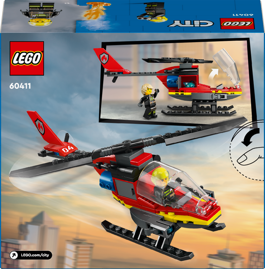 LEGO City Fire Rescue Helicopter 60411L