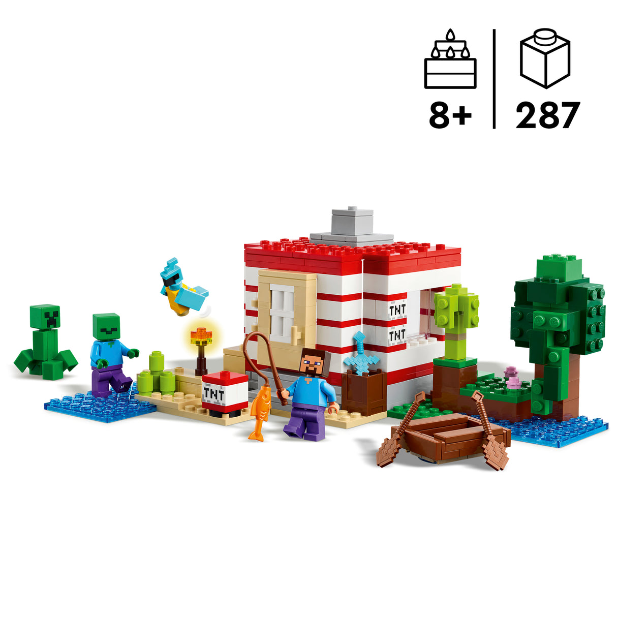 LEGO Minecraft The TNT Jungle House 21275L