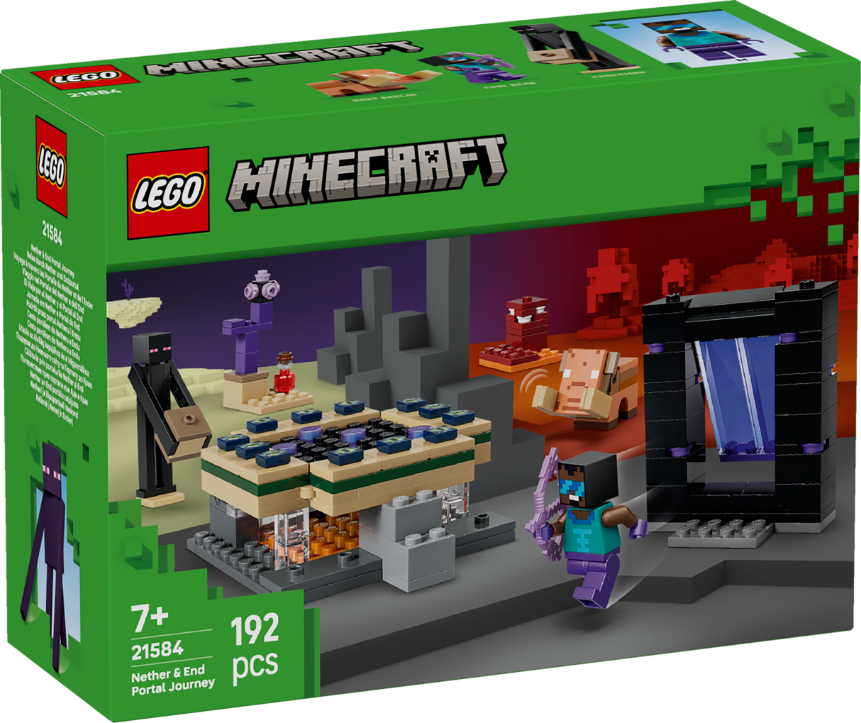 LEGO Minecraft Nether & End Portal Journey 21584L