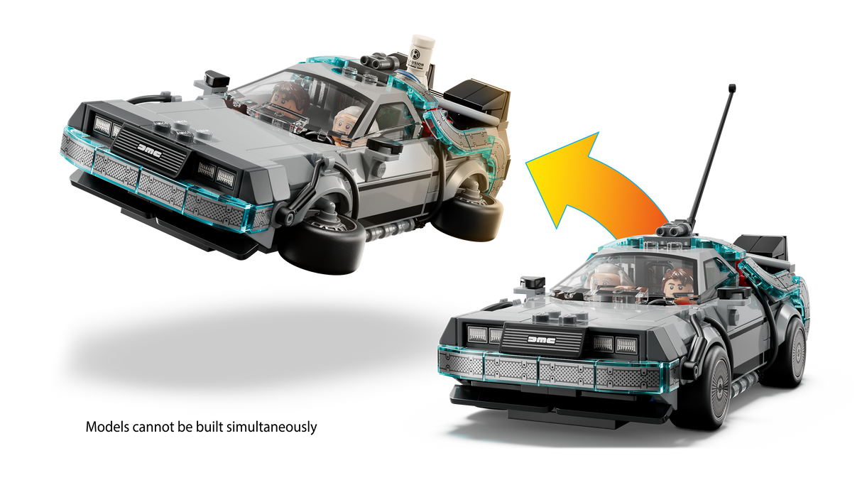 LEGO Speed Champions Time Machine from Back to the Future 77256L