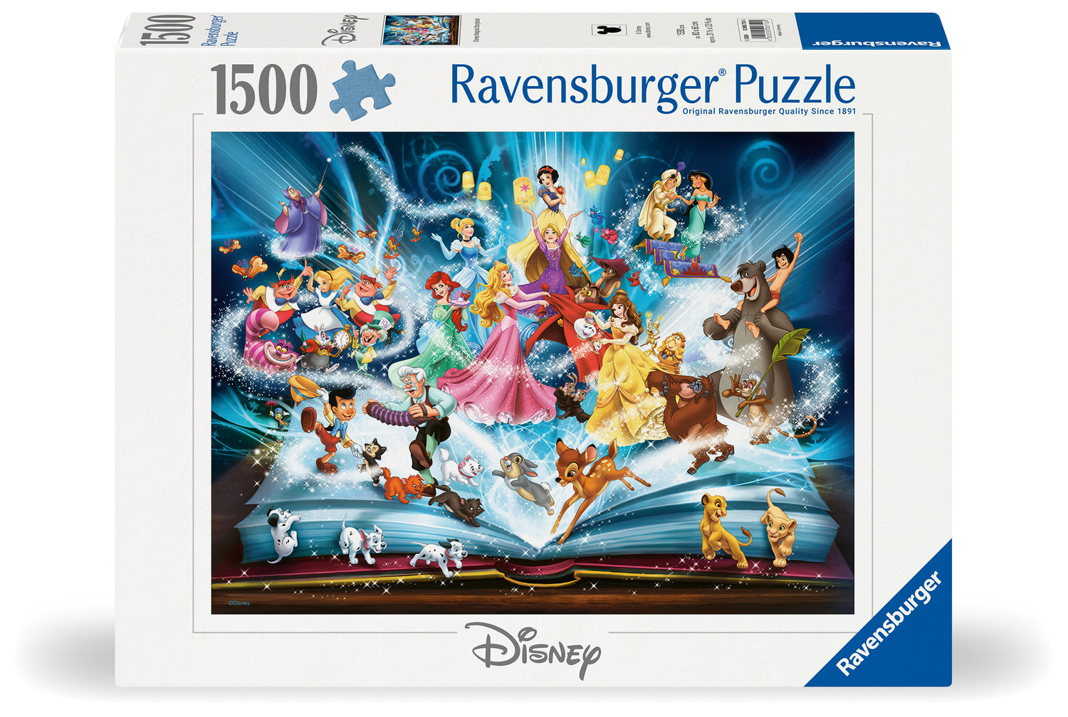 Ravensburger Puzzle 1500 pc Disney Storybook 12000710V