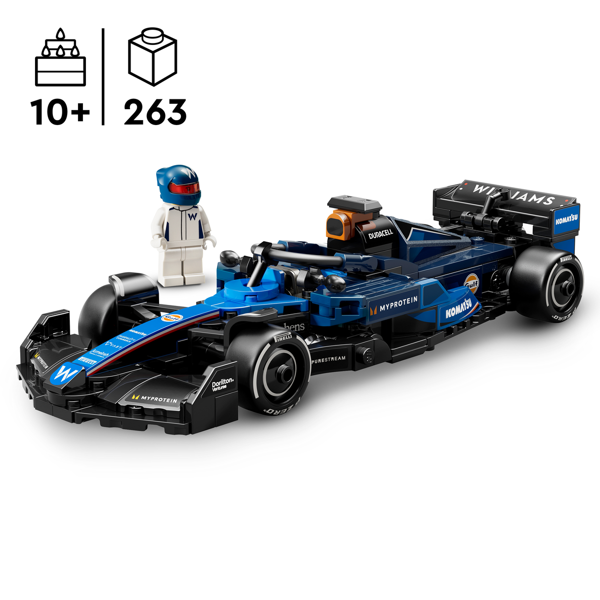 LEGO Speed Champions Williams Racing FW46 F1® Race Car 77249L
