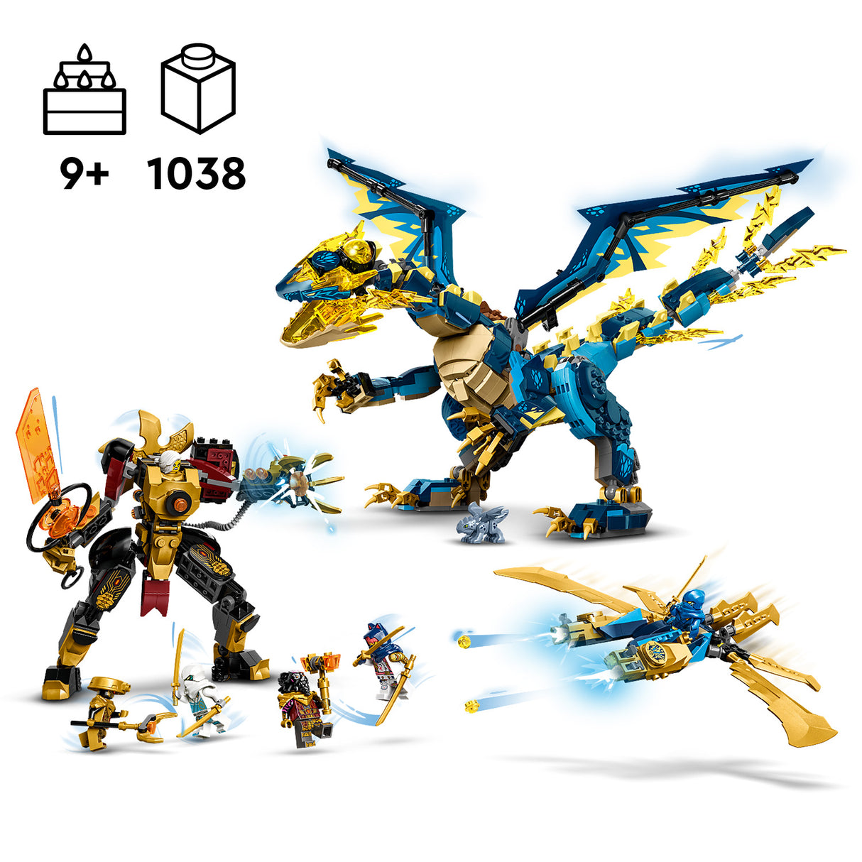 LEGO Ninjago Elemental Dragon vs. The Empress Mech 71796L