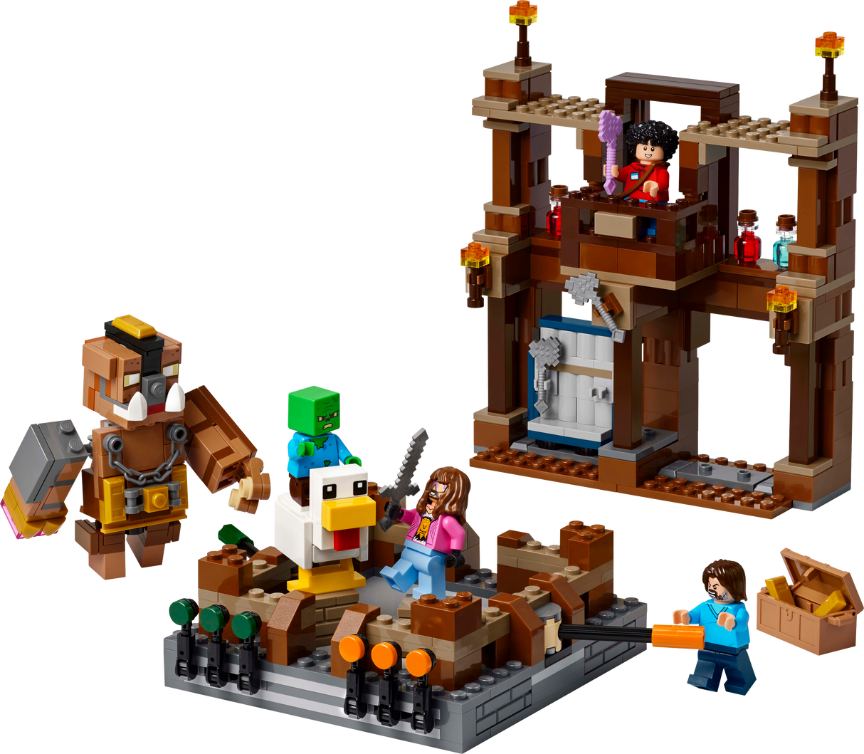 LEGO Minecraft Woodland Mansion Fighting Ring 21272L
