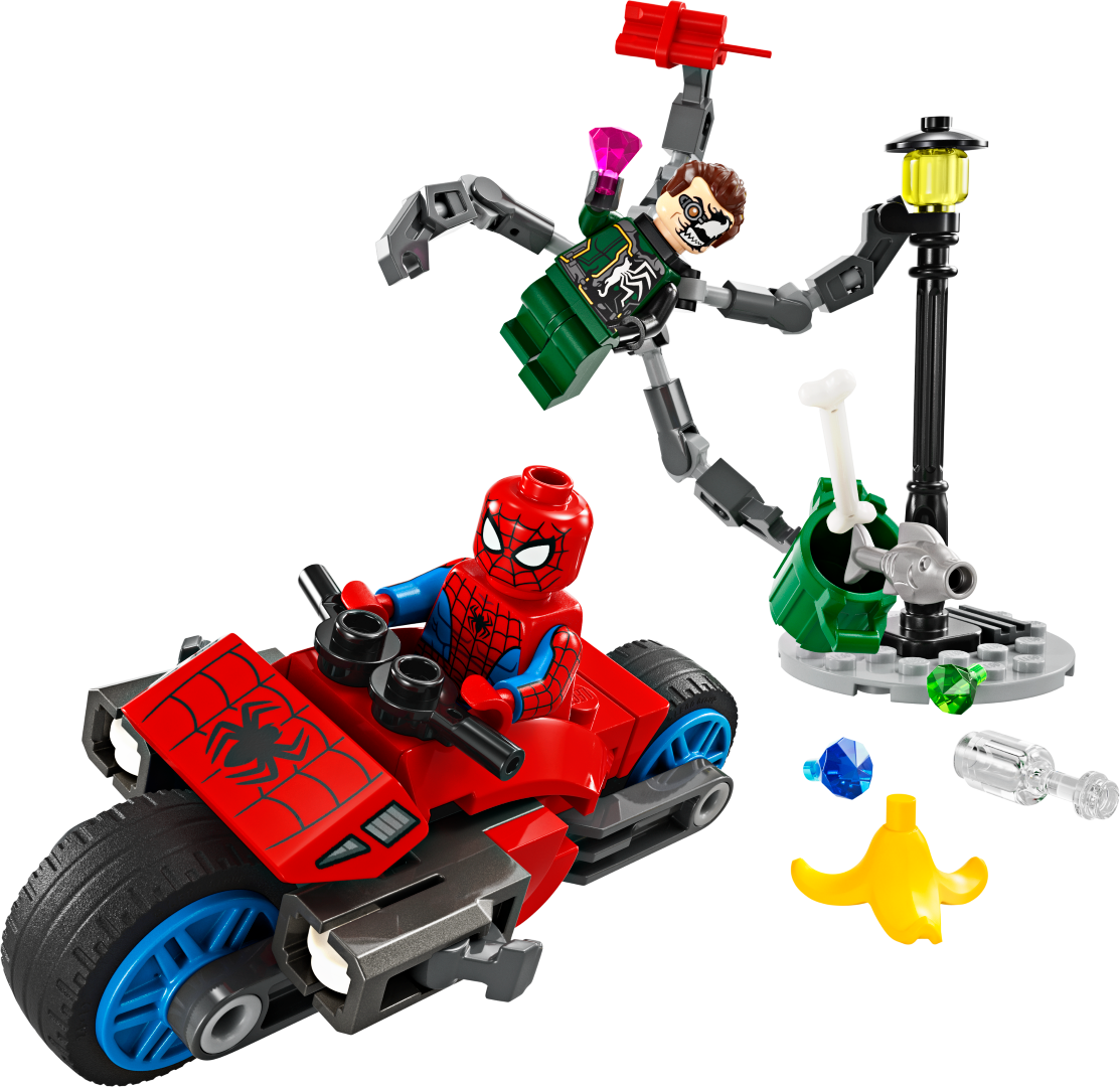 LEGO Super Heroes Motorcycle Chase: Spider-Man vs. Doc Ock 76275L