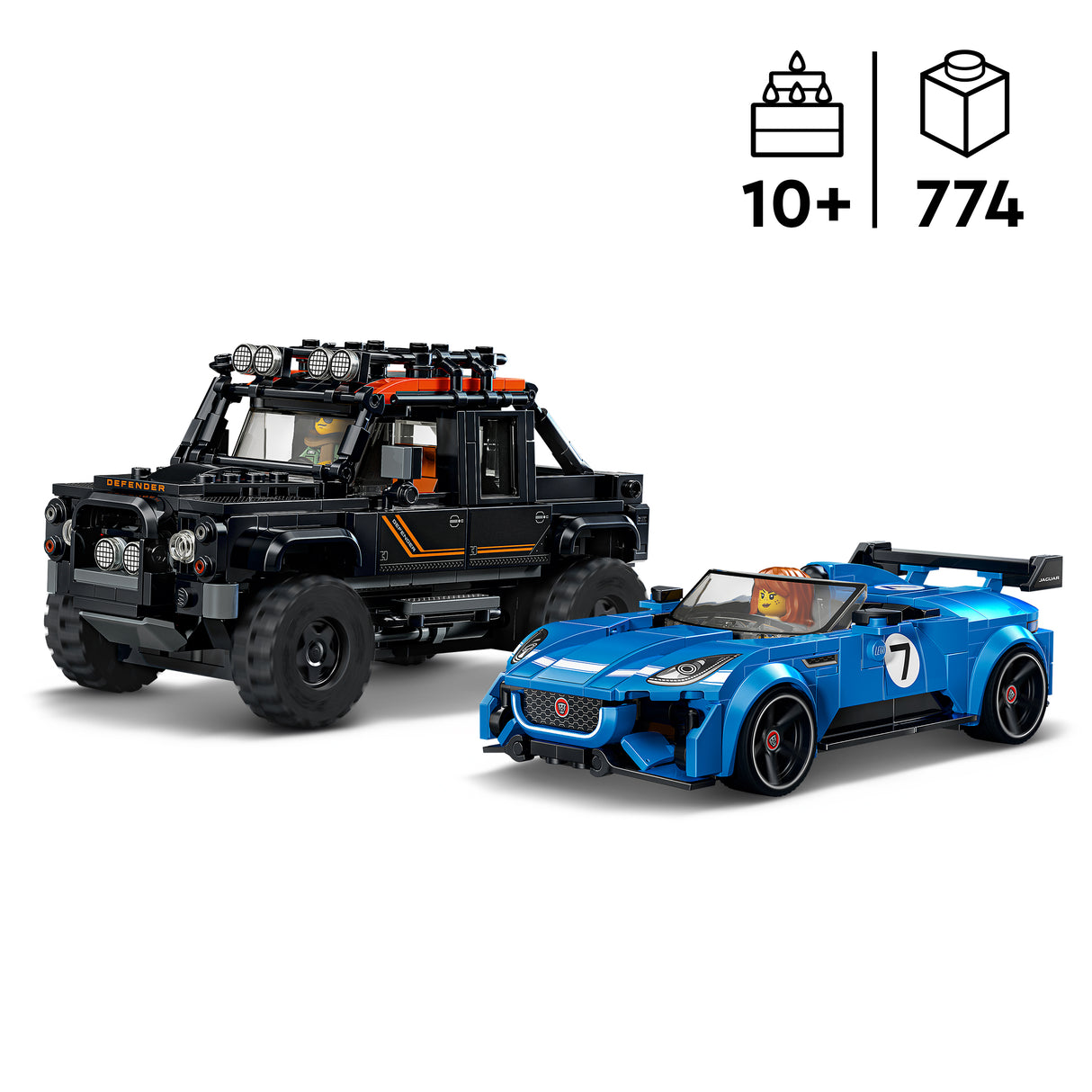LEGO Speed Champions Jaguar Project 7 & Land Rover Defender 77264L
