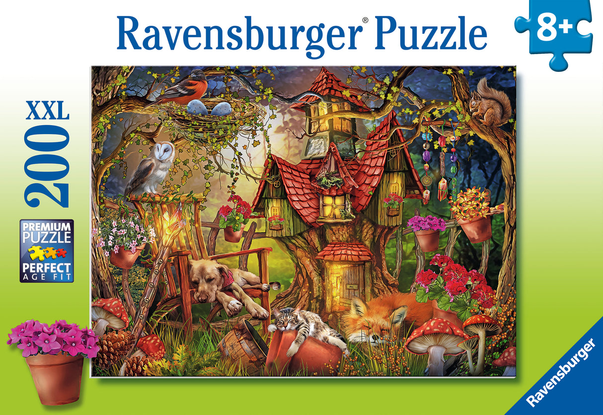 Ravensburger Puzzle 200 pc Forest House 129515V