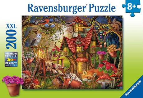 Ravensburger Puzzle 200 pc Forest House 129515V