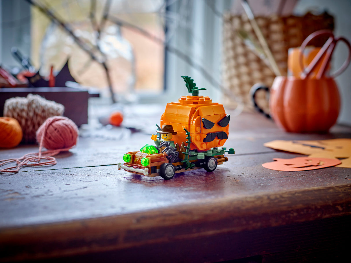 LEGO Iconic Jack-O'-Lantern Pickup Truck 40822L