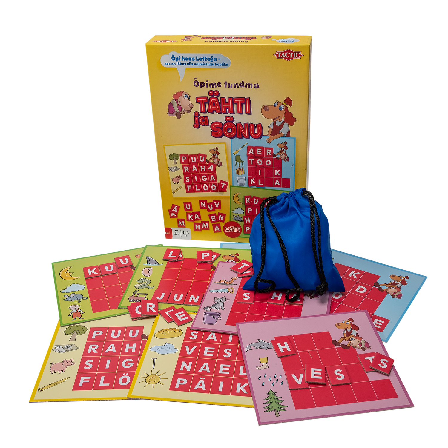 Tactic lauamäng Õpime tundma tähti ja sõnu Lottega 56488T