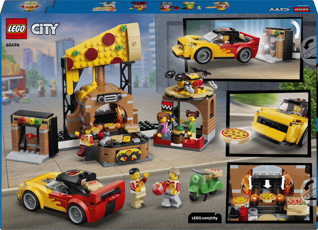 LEGO City Pizza Delivery Experience with Vehicles 60496L