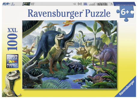 Ravensburger Puzzle 100 pc Land of the Giants Dinosaurs 107407V