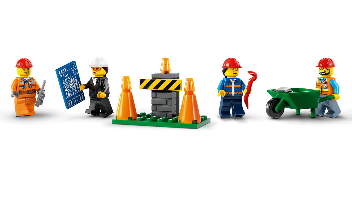 LEGO City Construction Trucks and Wrecking Ball Crane 60391L