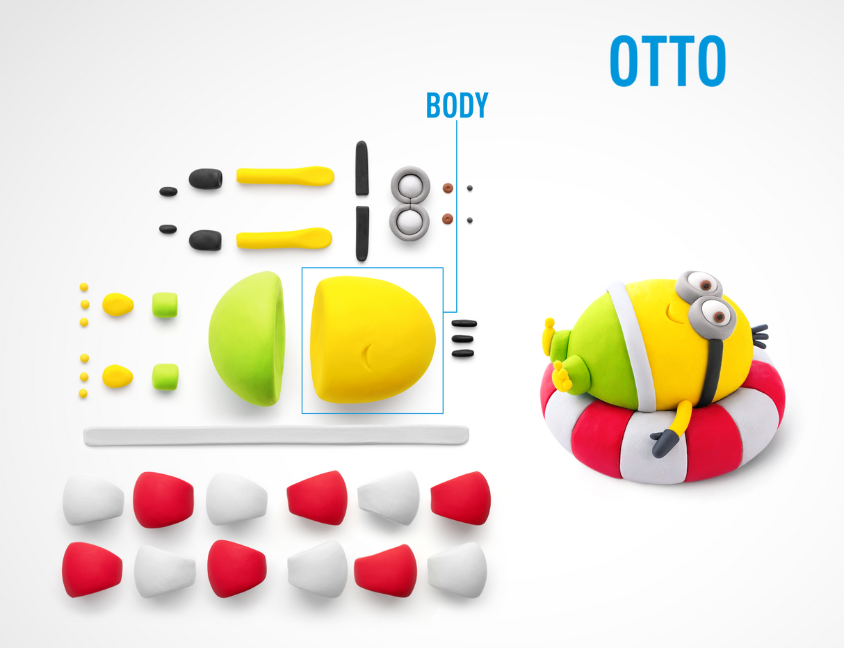 HEY CLAY Modeling Cla Minion Otto  50178E