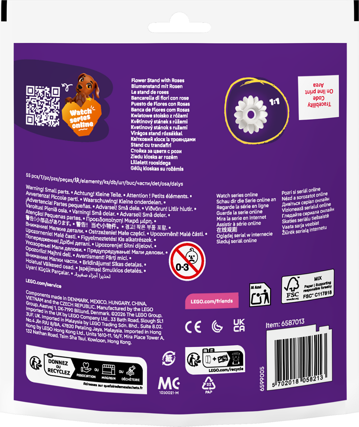 LEGO Friends Flower Stand with Roses 30721L