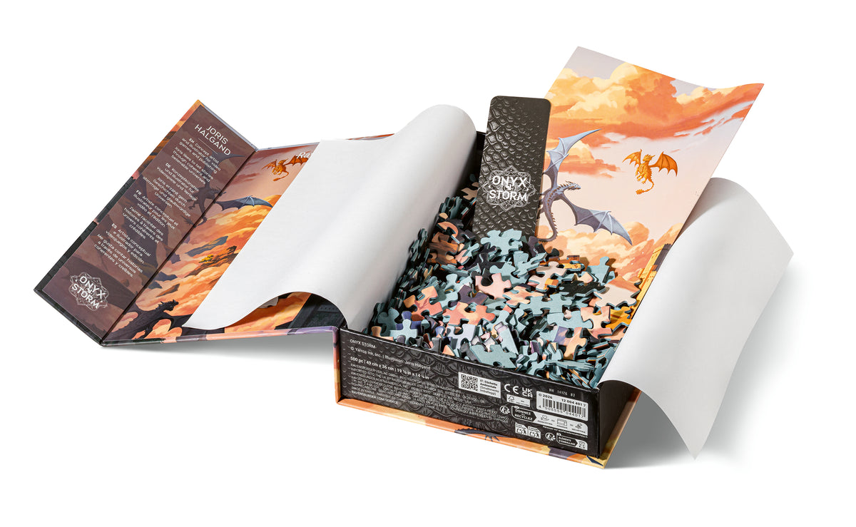 Ravensburger Puzzle 500 Pieces: Rebecca Yarros "Onyx Storm" 12004401V