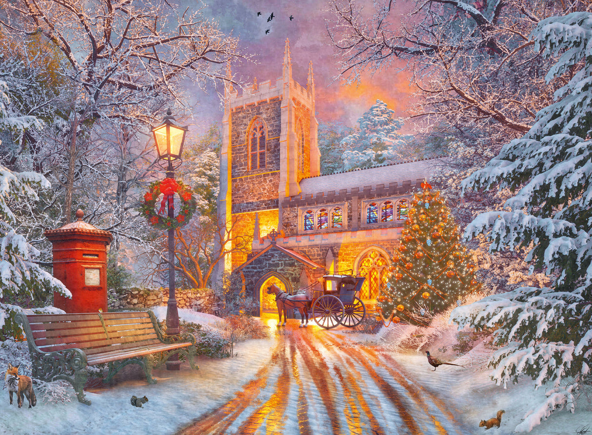 Ravensburger Glow-In-The-Dark Puzzle 500 pc Magical Christmas 
 12000481V