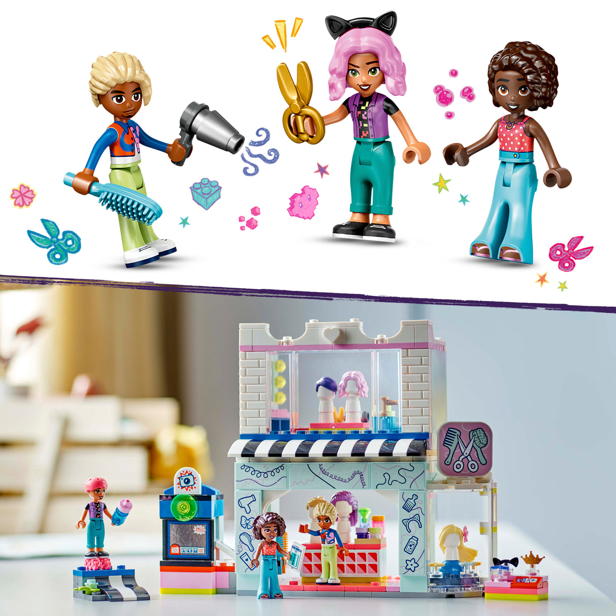 LEGO Friends Hair Salon and Accessories Shop 42662L