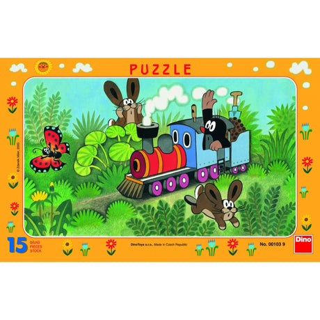Dino Frame Puzzle 15 pc small 00103D