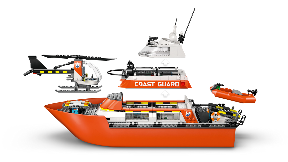 LEGO City Coast Guard Rescue Boat & Helicopter 60504L