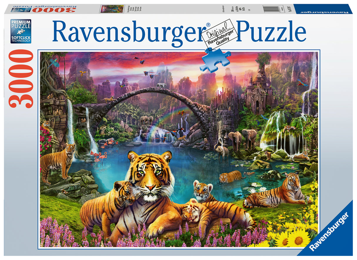 Ravensburger Puzzle 3000 pc Tiger in Paradise Lagoon
 167197V