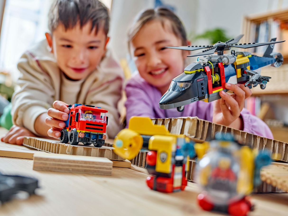 LEGO City Helicopter, Fire Engine & Submarine Remix 60462L
