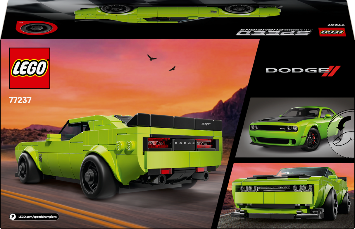 LEGO Speed Champions Dodge Challenger SRT Hellcat Sports Car 77237L