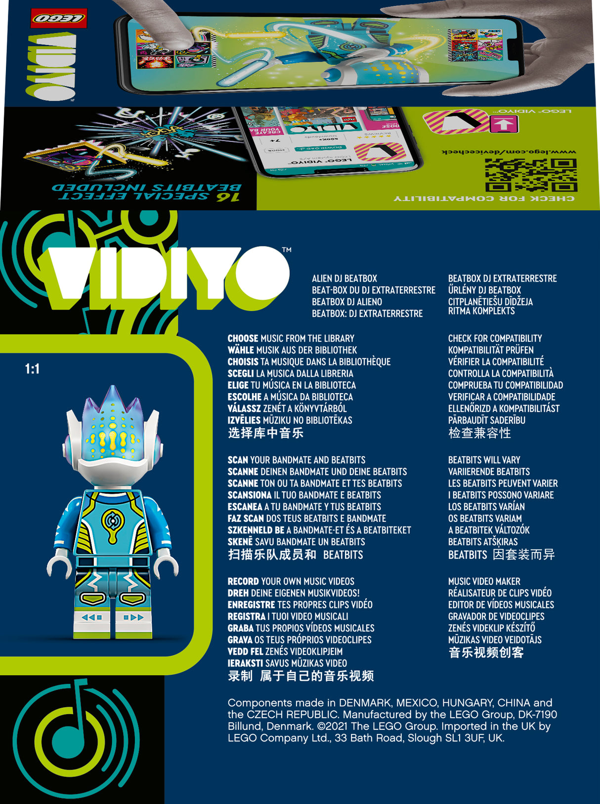 LEGO Vidyo Alien DJ BeatBox 43104L