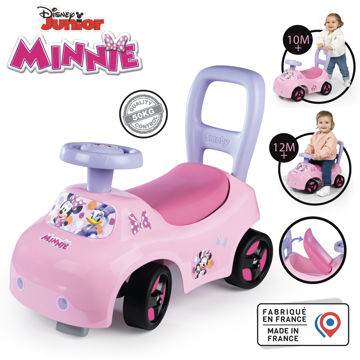 Smoby Auto Ride-On: Minnie 720544S