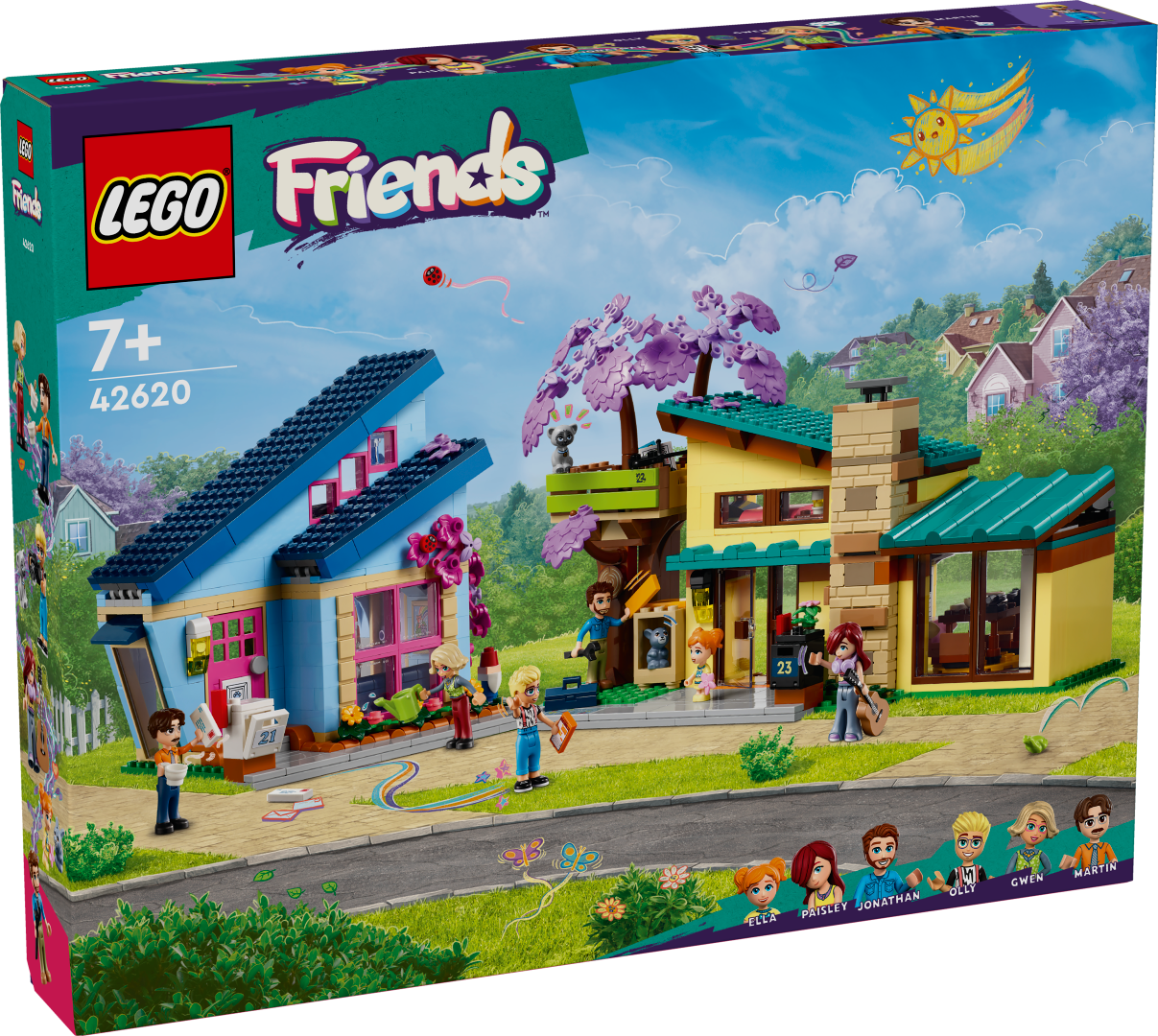 LEGO Friends Olly and Paisley's Family Houses 42620L