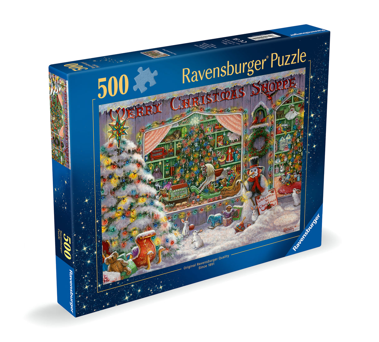 Ravensburger Puzzle 500 Pieces: The Christmas Shop 12000215V