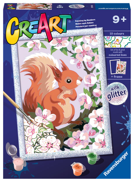 Ravensburger Paint by Numbers Spring Squirrel 201808V