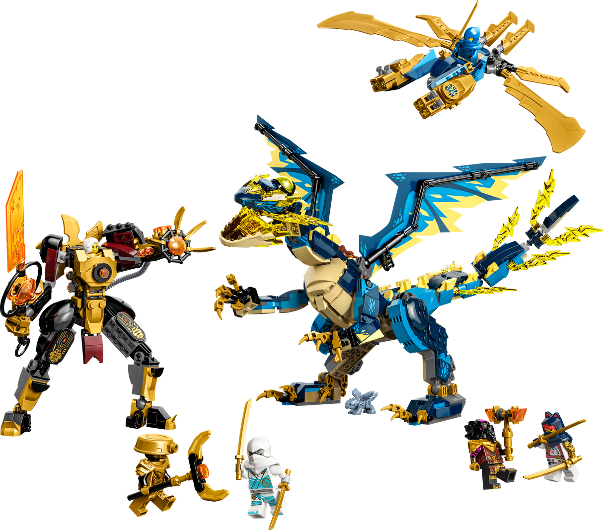 LEGO Ninjago Elemental Dragon vs. The Empress Mech 71796L