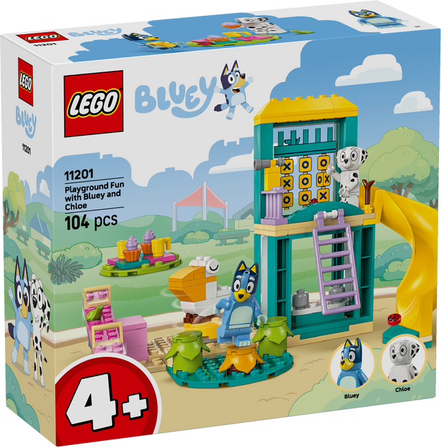 LEGO 4PLUS Playground Fun with Bluey and Chloe 11201L
