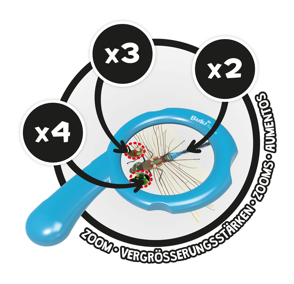 Buki Mini Sciences Magnifying glass 9007I