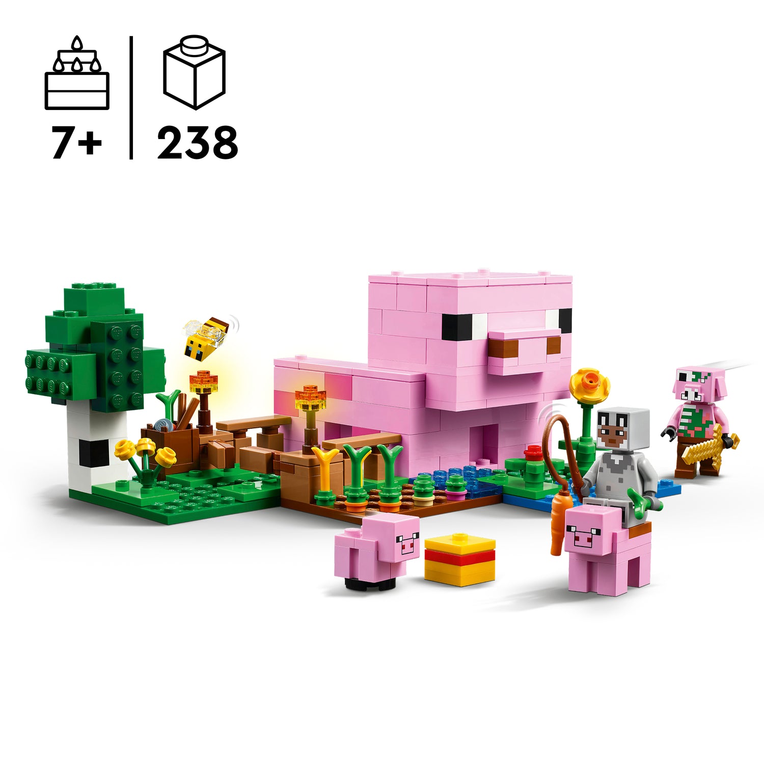 LEGO Minecraft The Baby Pig House 21268L