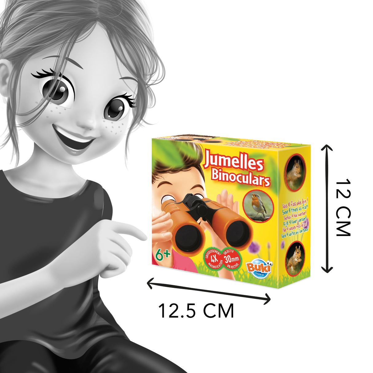 Buki Binoculars 4x32mm BN009I