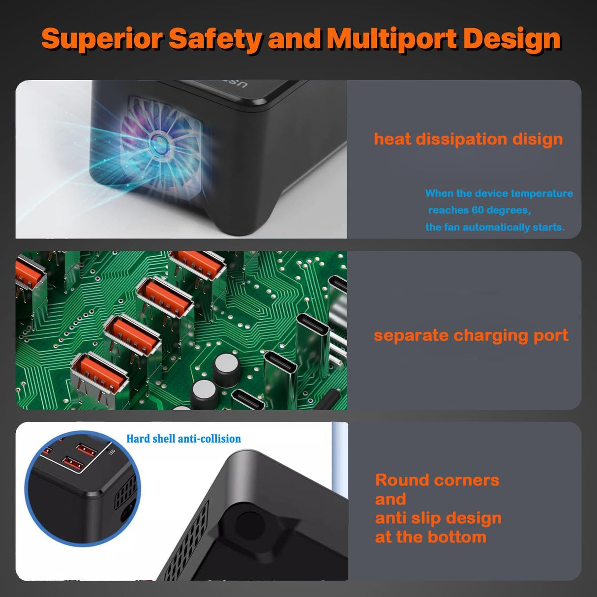 USB Charging Station 100W 20-Port YFY-A73C