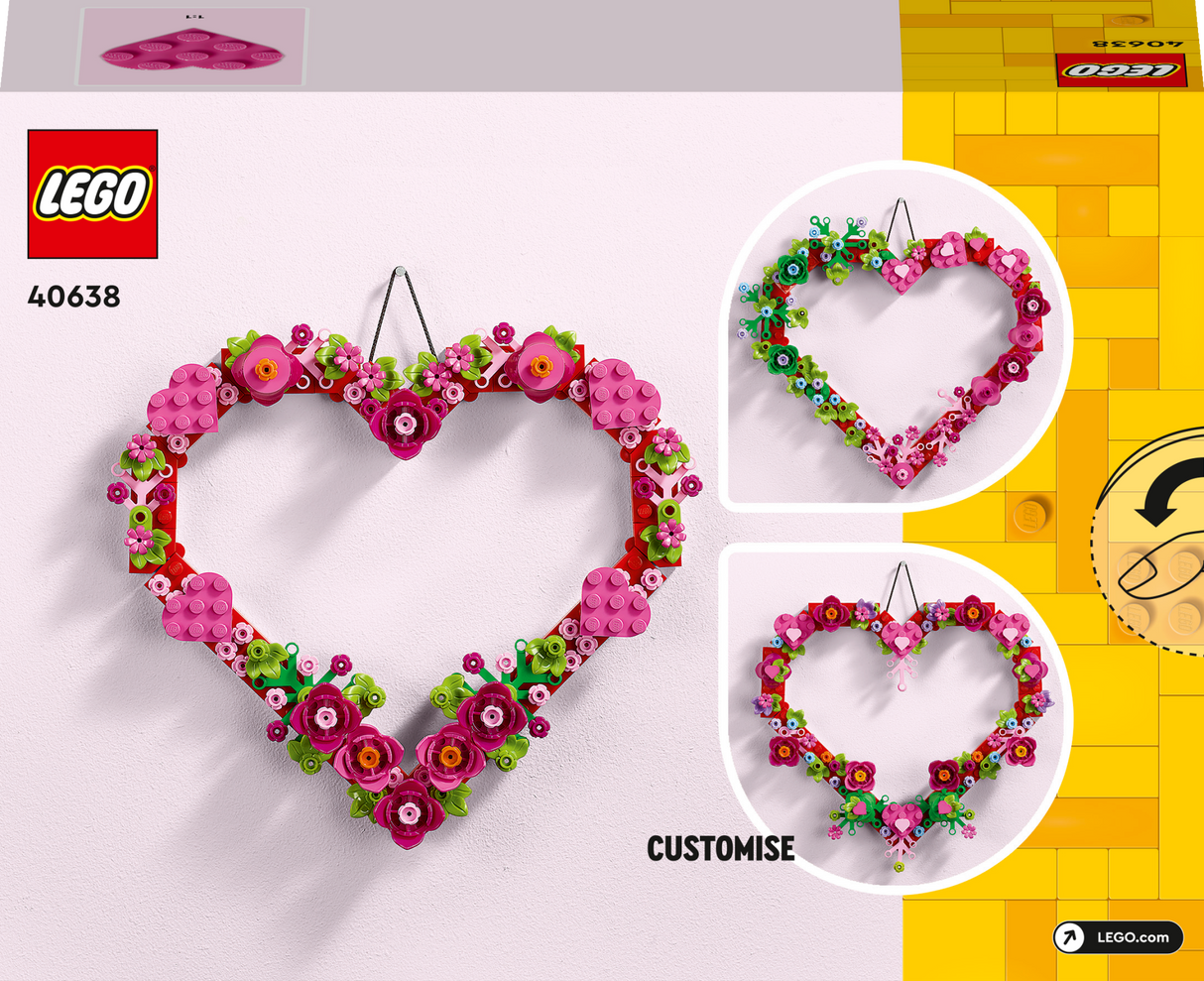 LEGO Heart Ornament 40638L