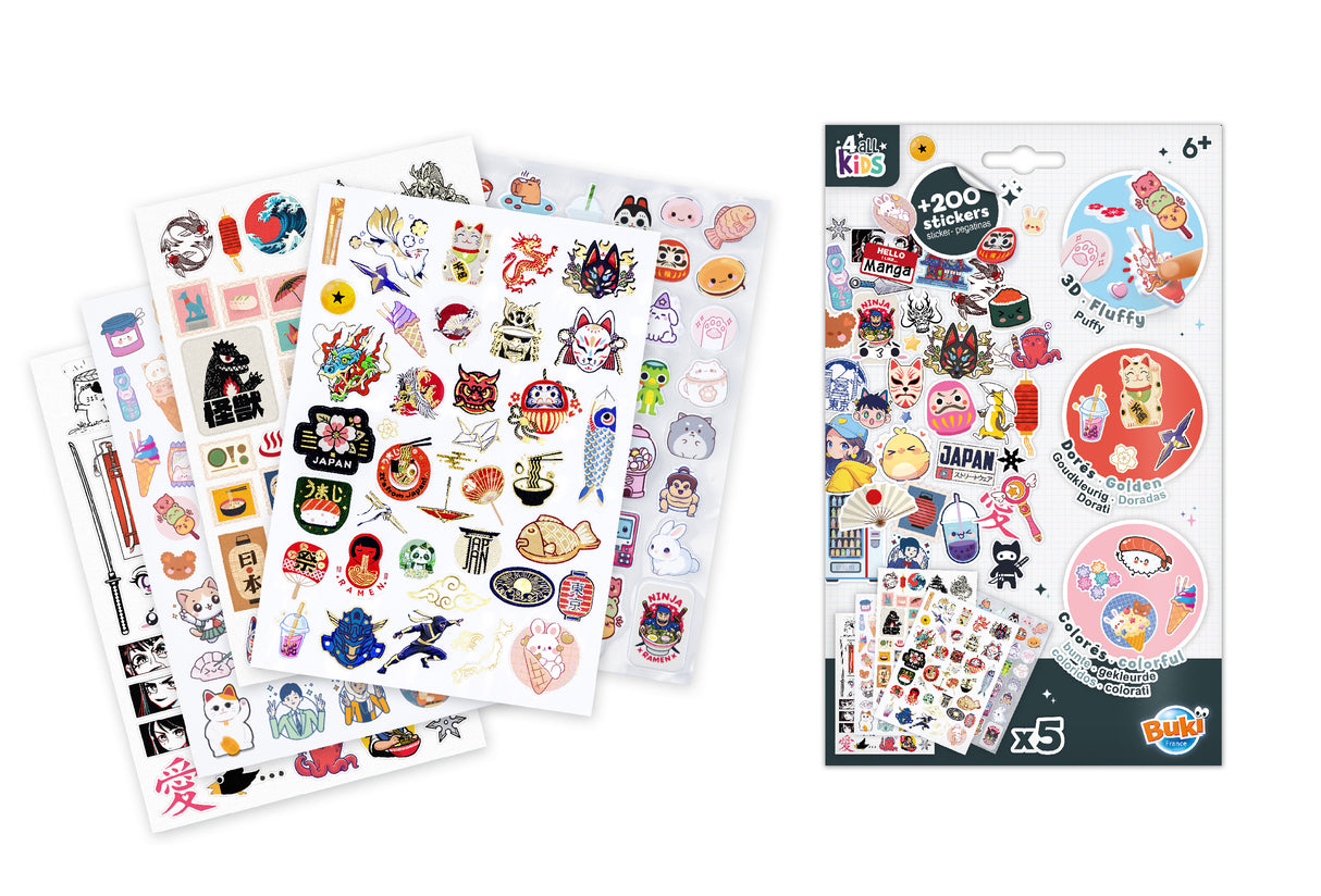 Buki Sticker Pack - Manga FK021I