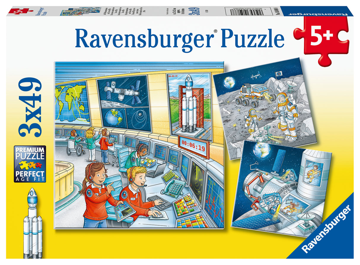Ravensburger Puzzle 3x49 pc Space Mission 050888V