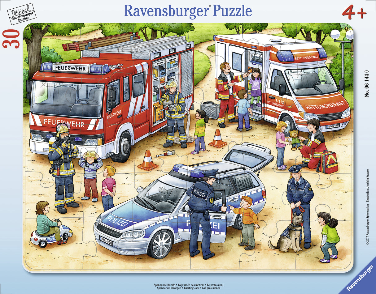 Ravensburger Frame Puzzle 30 pc Special Jobs 061440V