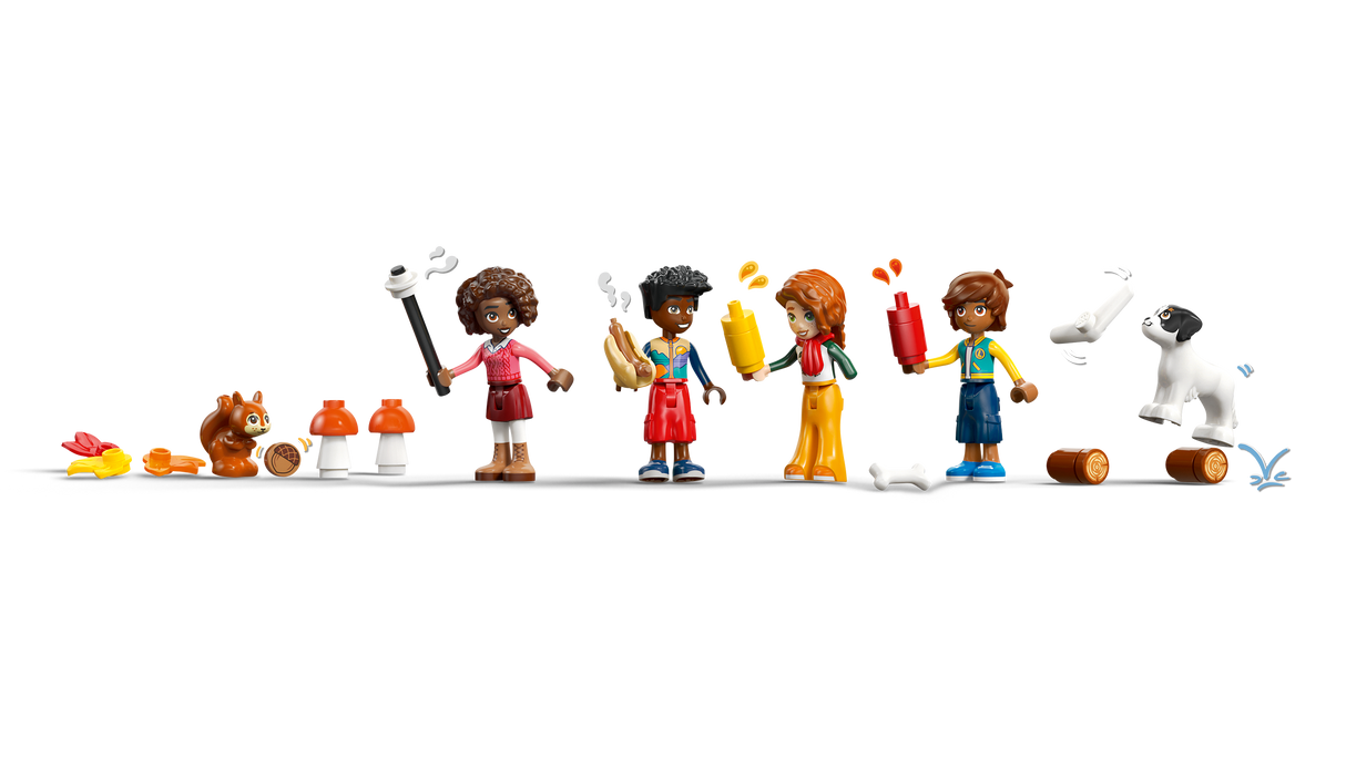 LEGO Friends Cozy Fall Forest Cabin 42705L