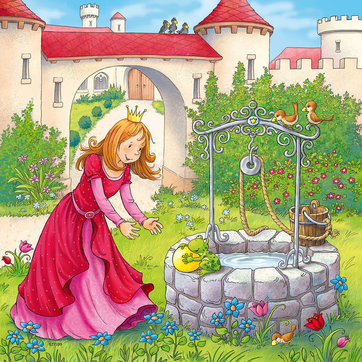 Ravensburger Puzzle 3x49 pc Rapunzel, Little Red Riding Hood & the Frog King 080519V