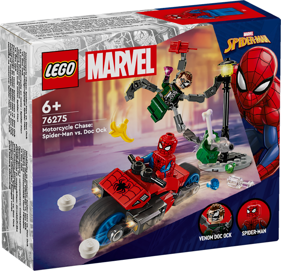 LEGO Super Heroes Motorcycle Chase: Spider-Man vs. Doc Ock 76275L
