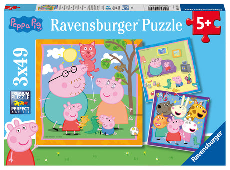 Ravensburger Puzzle 3x49 pc Peppa Pig 055791V