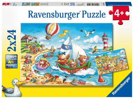 Ravensburger Puzzle 2x24 pc Seaside Holiday 078295V