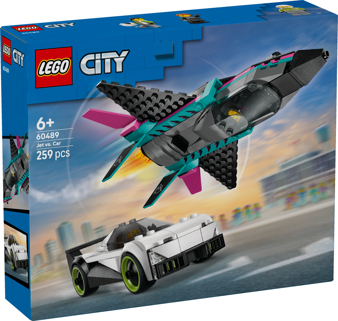 LEGO City Jet vs. Car 60489L