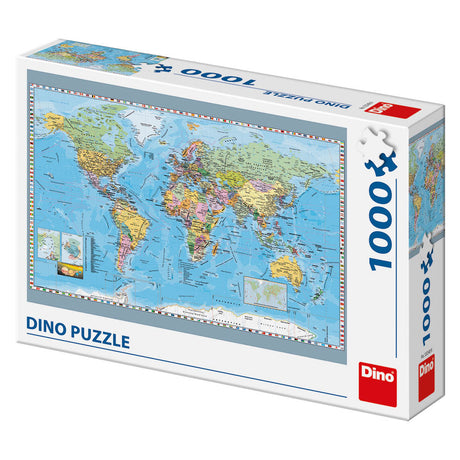 Dino Puzzle 1000 pc Political Map of the World 53248D