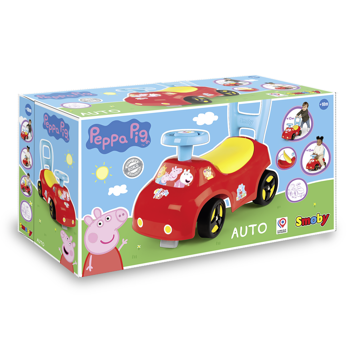 Smoby Peppa Pig Auto Ride-On 720550S